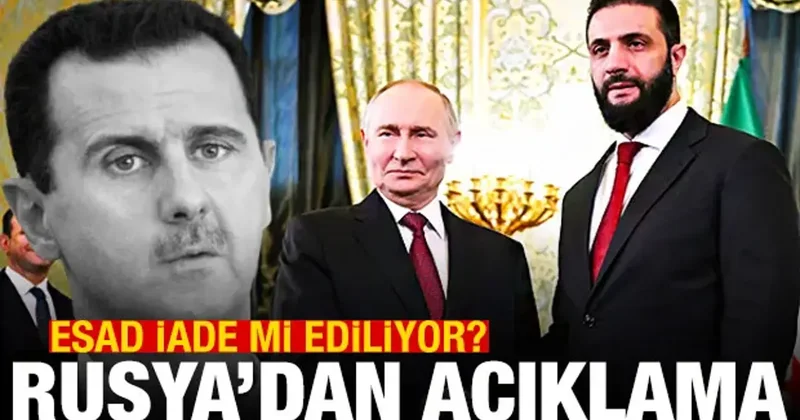 Esad, Suriye ye iade mi edilecek? Rusya dan flaş açıklama