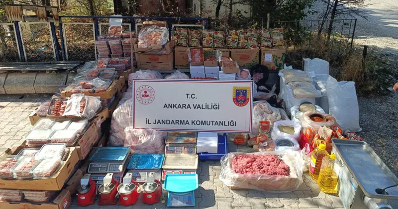 Başkentte bir iş yerinde 1,2 ton bozuk et ele geçirildi