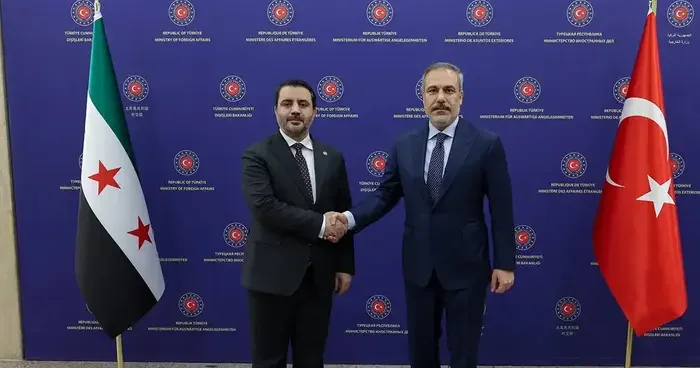 Dışişleri Bakanı Hakan Fidan, Suriyeli mevkidaşı Şeybani ile görüştü