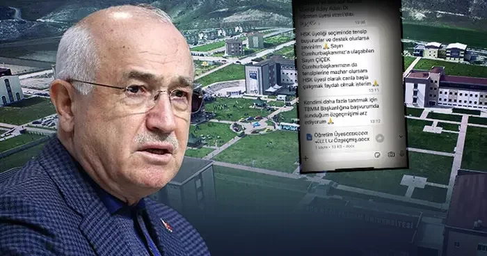 Torpil talebi ifşa oldu! Yanlış Cemil Çiçek e attığı mesajlar ortaya çıkan akademisyen hakkında harekete geçildi