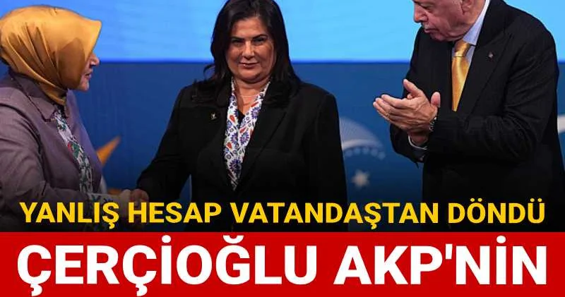 Çerçioğlu AKP nin aldığı oyu da indirdi: Yanlış hesap vatandaştan döndü