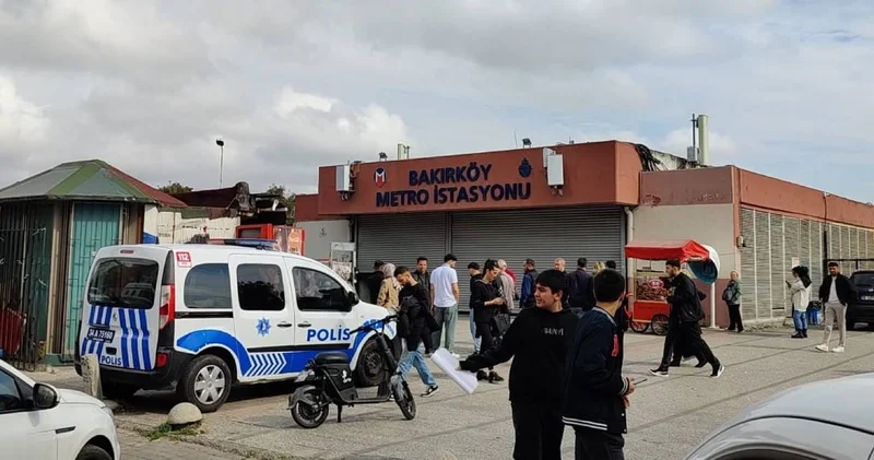 Bakırköy Metro İstasyonu nda intihar
