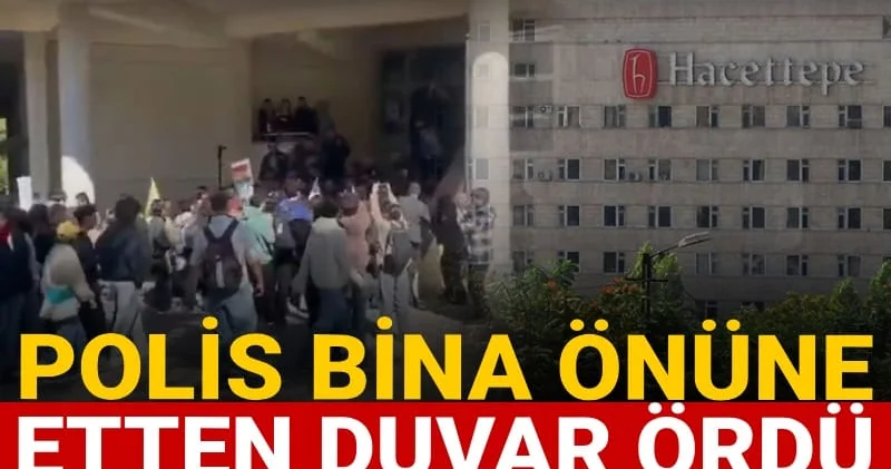 Hacettepe de yemekhane protestosu: Çok sayıda gözaltı