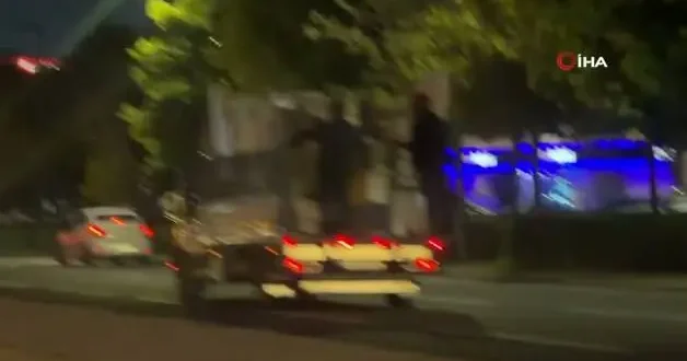 Diyarbakır da tehlikeli yolculuk: Mal güvenliği için can güvenliklerini tehlikeye attılar