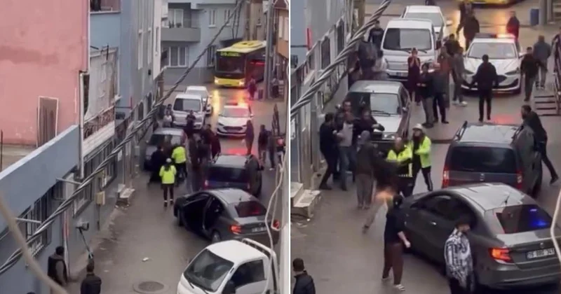 Bursa Yıldırım da mahalleli polisin üzerine yürüyüp 2 şüpheliyi kaçırdı
