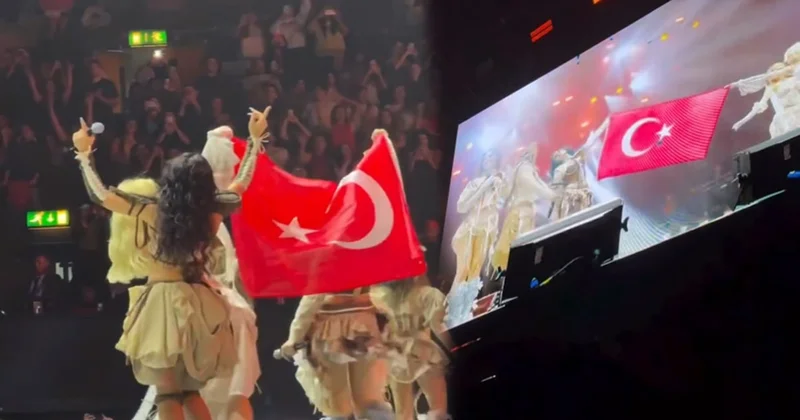 Manifest in İngiltere konseri olay oldu: Sahnede Türk bayrağı açtılar Sözcü Gazetesi
