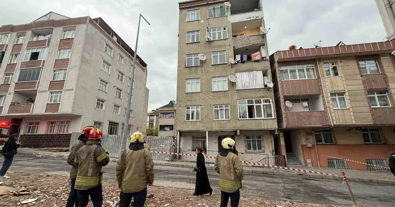Küçükçekmece’de 7 katlı bina tahliye edildi