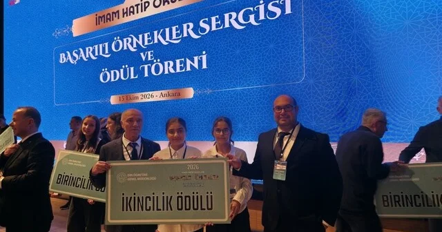Kazım Karabekir İmam Hatip Ortaokulu Türkiye ikincisi oldu Eskişehir Haber Habertürk Yerel Haberler