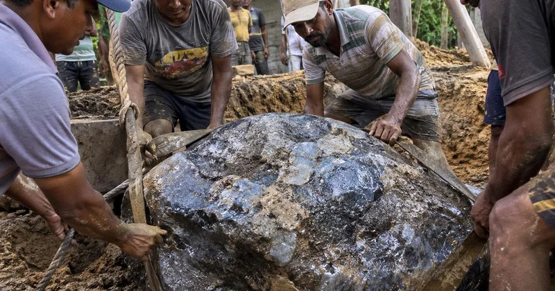Bahçede kuyu kazarken servet buldular! Tam 510 kilogram