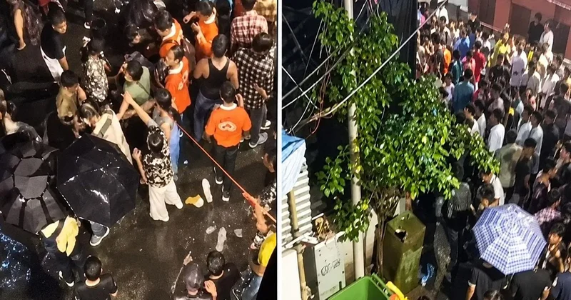 Kalküta da yağıştan kaçan kalabalıkta izdiham çıktı, 17 kişi öldü