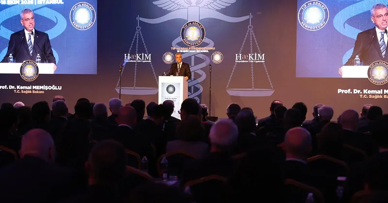 Sağlık Bakanı Memişoğlu Tıp ve Adalet Sempozyumu’nda konuştu