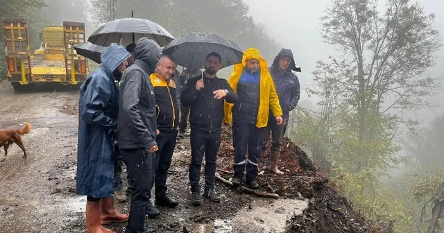 Düzce de yağış mesaisi ekipler sahada, müdahaleler sürüyor Düzce Haberleri Habertürk Yerel Haberler