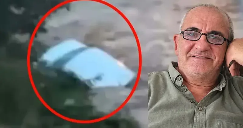 Sarıyer’de selde kaybolan Ahmet Derin’in aracının sürüklendiği anların görüntüsü ortaya çıktı