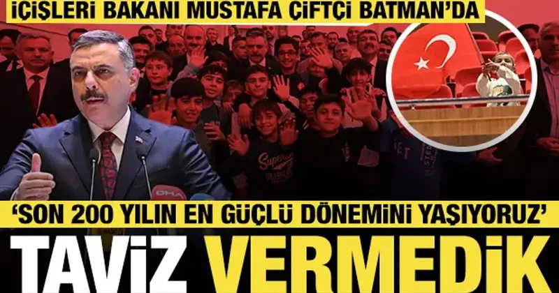 Bakan Çiftçi: Herhangi bir taviz vermedik, son 200 yılın en güçlü dönemini yaşıyoruz