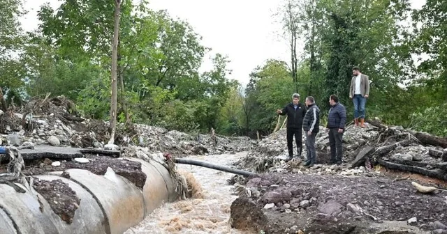 Kartepe de yağışın yol açtığı hasarlar gideriliyor Kocaeli Haber Habertürk Yerel Haberler
