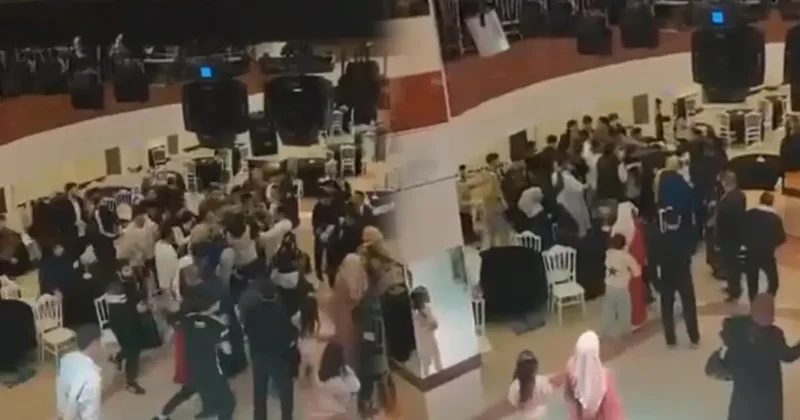 Bolu’da takı töreni kabusa döndü! Sandalyeler havada uçuştu