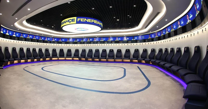 Fenerbahçe de soyunma odaları ve bağlantılı alanları yenilendi