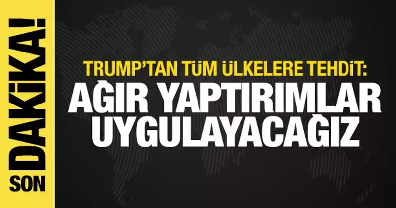 Trump tan tüm ülkelere Rusya tehdidi: Ağır yaptırımlar uygulayacağız