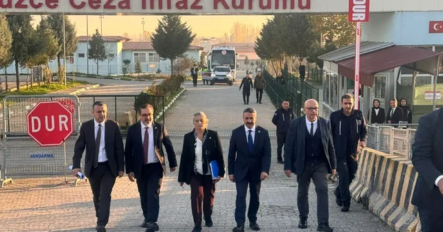 TBMM Heyeti, Düzce Cezaevi nde inceleme yaptı Düzce Haberleri