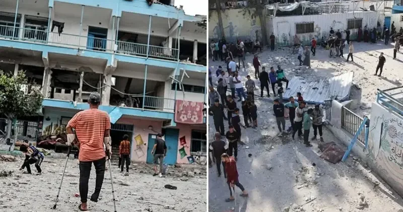 İsrail ordusu ateşkese rağmen Gazze de bir okulu hedef aldı Ortadoğu Haberleri