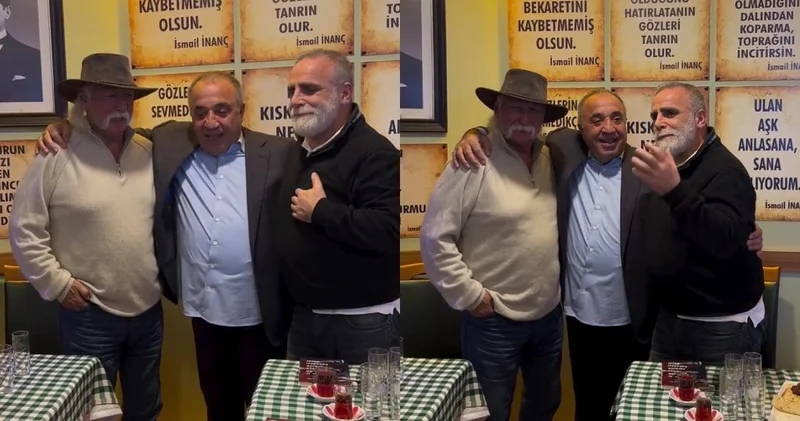 Naci Görür reklam yüzü olmuştu: Şener Üşümezsoy da Taş Yapı nın patronuyla meyhanede görüntülendi