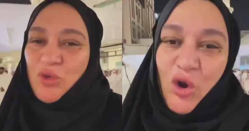 Türk fenomenin umre görüntülerine tepki yağdı: Yakışıklı erkekleri görünce kendinden geçti Sözcü Gazetesi