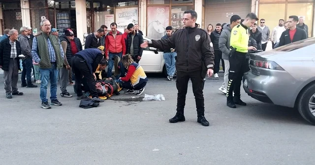 Gelibolu da meydana gelen kazada motosiklet sürücüsü yaralandı Çanakkale Haberleri