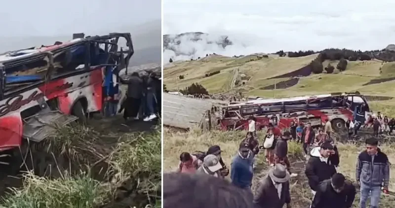 Ekvador’da otobüs kazası: 21 ölü, 40 yaralı Amerika Haberleri