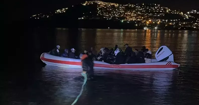 Bodrum’da 30 kaçak göçmen yakalandı, 2 göçmen kaçakçısı gözaltında