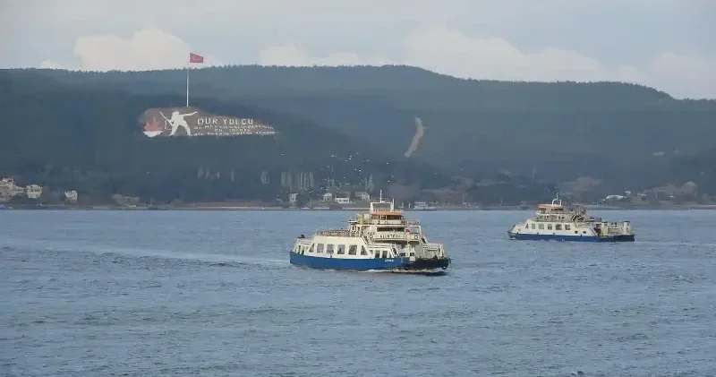 Gökçeada feribot seferlerine fırtına engeli: İptal edildi Çanakkale Haberleri