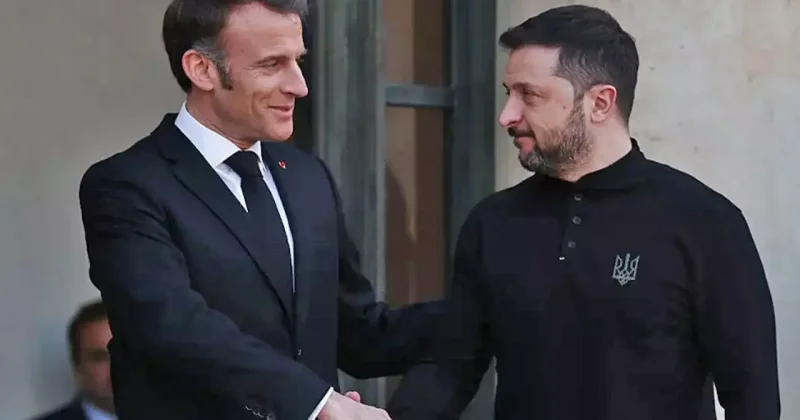 Macron büyük gün diyerek duyurdu: Fransa ve Ukrayna imzaları attı