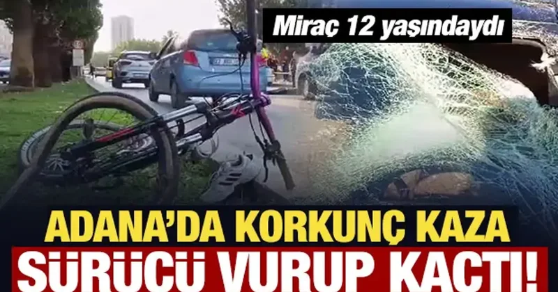 Adana da korkunç kaza! Sürücü vurup, kaçtı!