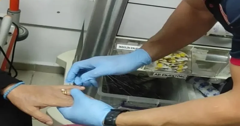 Batman’da parmağına sıkışan yüzüğü itfaiye çıkardı