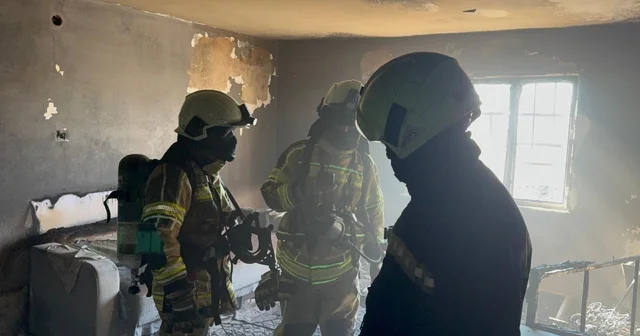 Çocuklar sobayı devirdi, facianın eşiğinden dönüldü Diyarbakır Haberleri