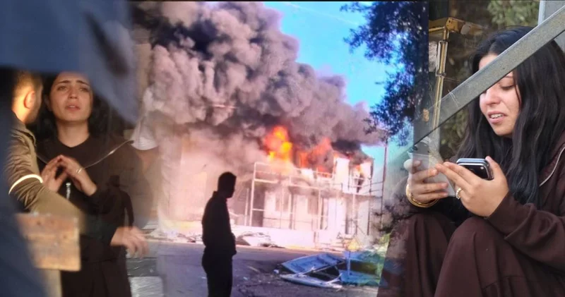 Bahçe mobilyaları deposu alev alev yandı: Depo sahipleri yangını gözyaşları içinde izledi