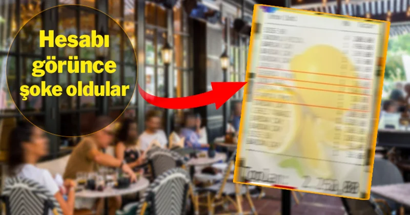 Artık çaya limon istemek de paralı! Hesabı görünce şoke oldular! Sözcü Gazetesi
