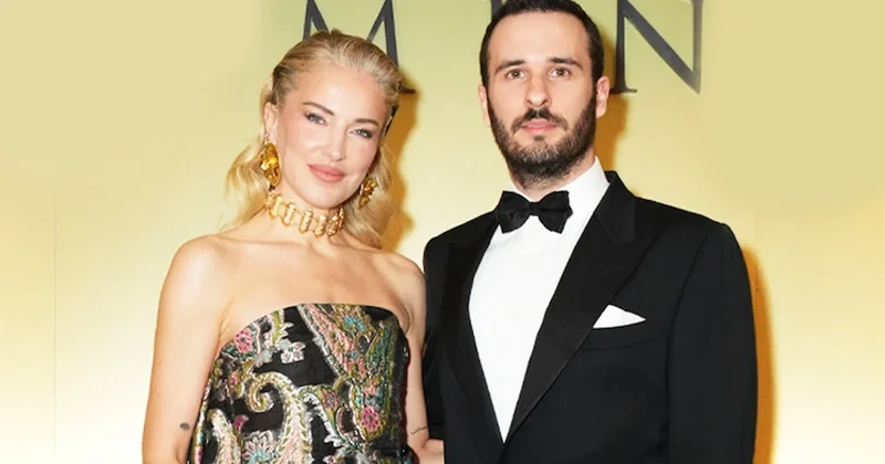 Burcu Esmersoy, eşi Nazım Akmandil e olan aşkını bu kez çantasına işledi Sözcü Gazetesi