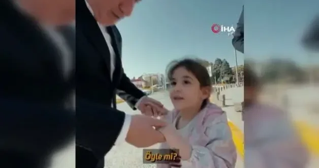 Erzincan Valisi Hamza Aydoğdu nun küçük çocuk ile muhabbeti yürekleri ısıttı