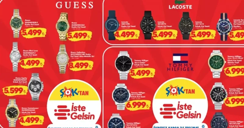 ŞOK’tan eşi görülmemiş kampanya: Lacoste, Tommy Hilfiger, Guess ve Columbia...