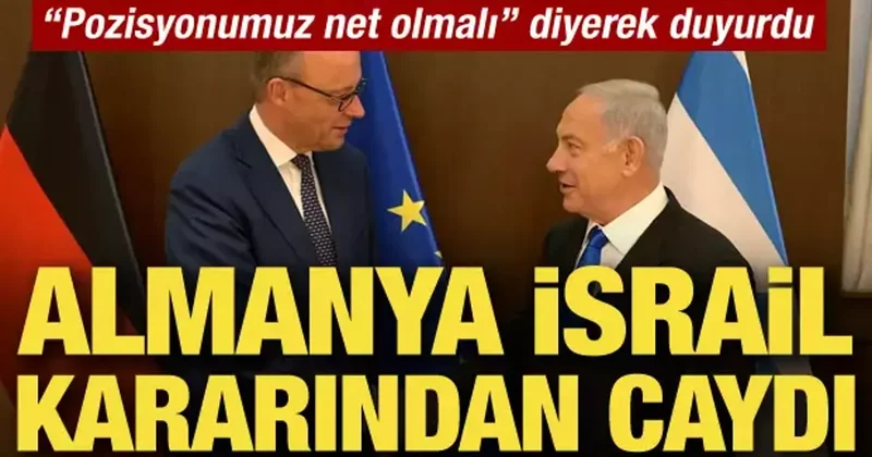 Alman hükümetinden İsrail kararı! Almanya nerede duracağını iyi bilmeli