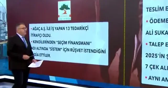 Tedarikçiler Ağaç A.Ş.’deki rüşvet çarkını anlattı: Kirli düzeni 13 firma tek tek itiraf etti VİDEO İZLE