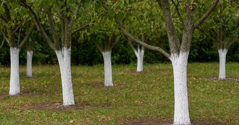 Kasım ayında meyve ağaçlarının gövdesine kireç sürün çağrısı yapıldı Sözcü Gazetesi