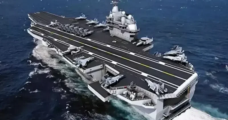 Çin in yeni uçak gemisi Fucien ilk kez Tayvan Boğazı ndan geçti Gündem Haberleri