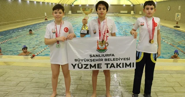 Büyükşehir Belediyesi sporcuları 1 kupa ile 48 madalya kazandı Şanlıurfa Haberleri