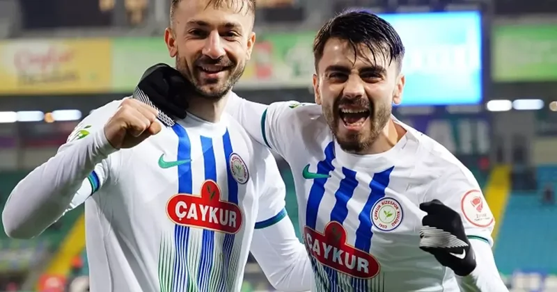 Halil Dervişoğlu 4 gol attı, Çaykur Rizespor, Gaziantep FK yi beşledi