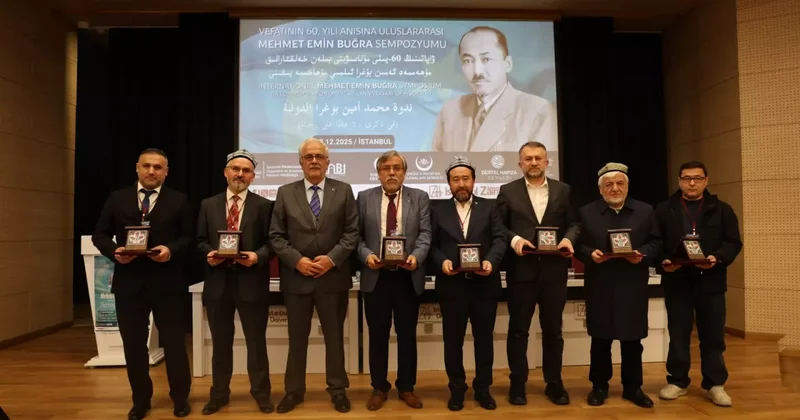 Doğu Türkistan mücadelesinin lideri Mehmet Emin Buğra İZÜ de anıldı