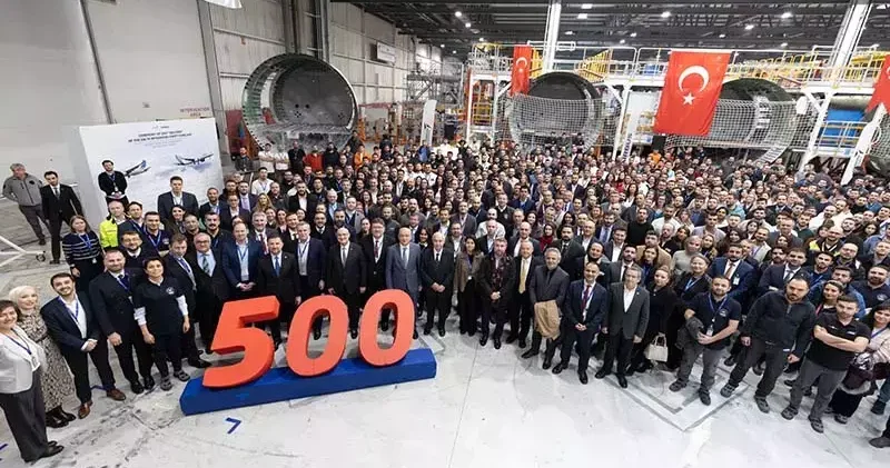 TUSAŞ, Airbus a 500 üncü gövde teslimatını gerçekleştirdi