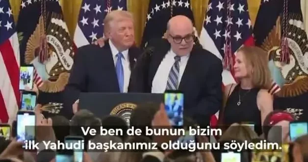 Fox News Sunucusu Levin, Trump a sarılarak: İlk Yahudi Başkan ilan etti