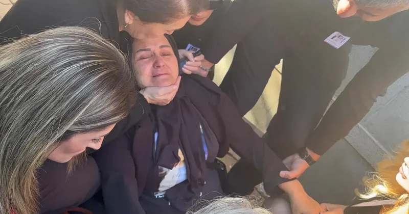 Evladının katiline verilen cezayı duyunca sinir krizi geçirdi