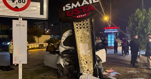 Kaza yapan sürücü aracı bırakıp kayıplara karıştı Hatay Haberleri